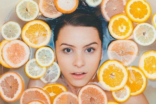 Vitamin c for the skin care