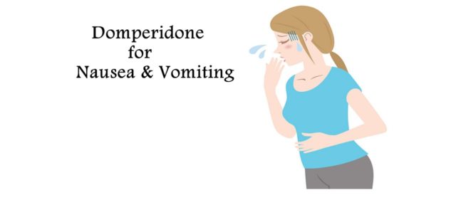 Domperidone is an antiemetic drug that prevents nausea and vomiting